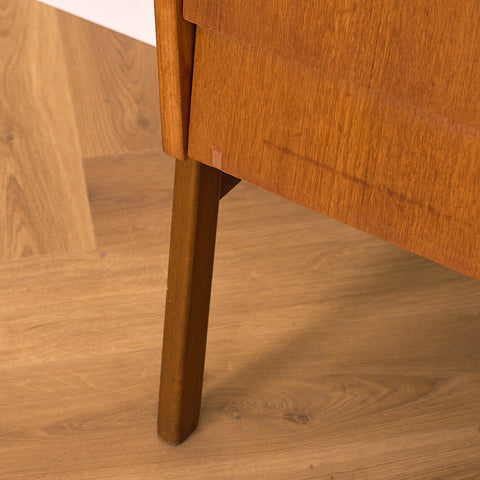 Swedish bookshelf in teak and beech