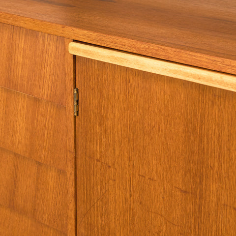 Swedish bookshelf in teak and beech