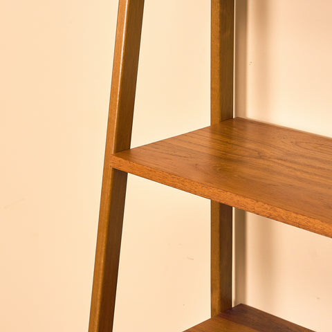 Swedish bookshelf in teak and beech
