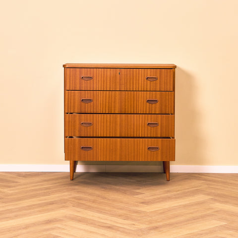 Swedish chest of drawers in mahogany