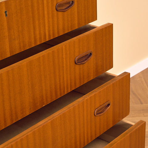Swedish chest of drawers in mahogany