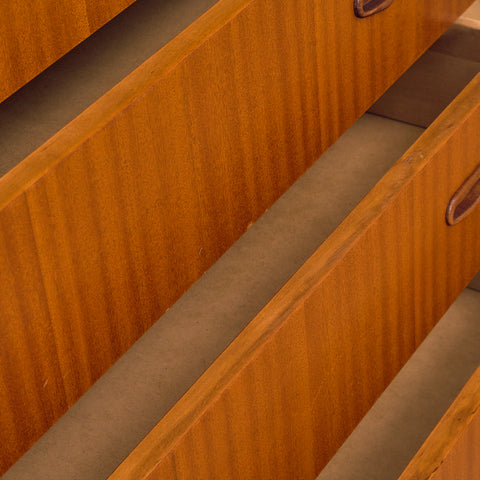 Swedish chest of drawers in mahogany