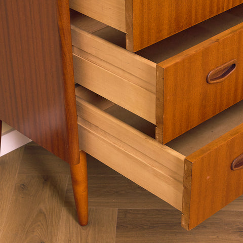 Swedish chest of drawers in mahogany
