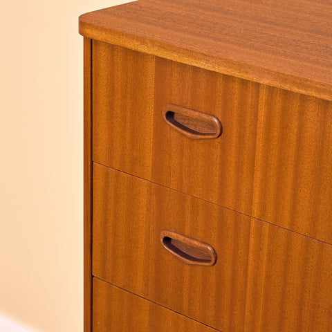Swedish chest of drawers in mahogany