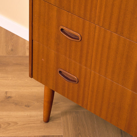 Swedish chest of drawers in mahogany