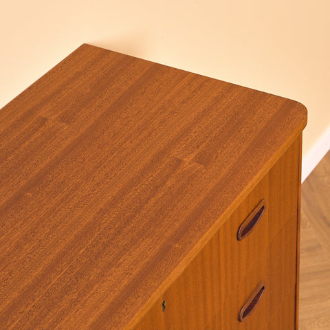 Swedish chest of drawers in mahogany