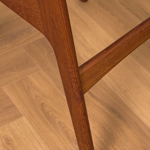 Danish set of 4 dining armchairs in teak by Arne Vodder for Vamo Furniture Factory, model "Lene"
