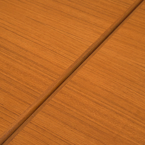 Swedish rectangular dining table in teak and beech by IKEA, model 'Atlas'