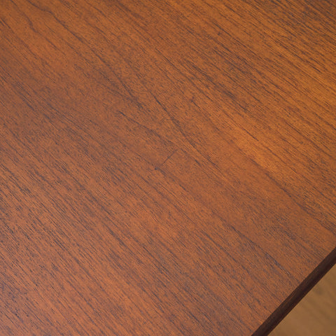 Swedish rectangular dining table in teak and beech