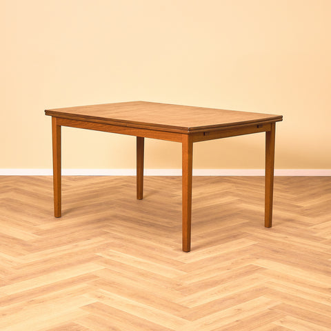 Swedish rectangular dining table in teak by AB Möbelfabriken Örnen