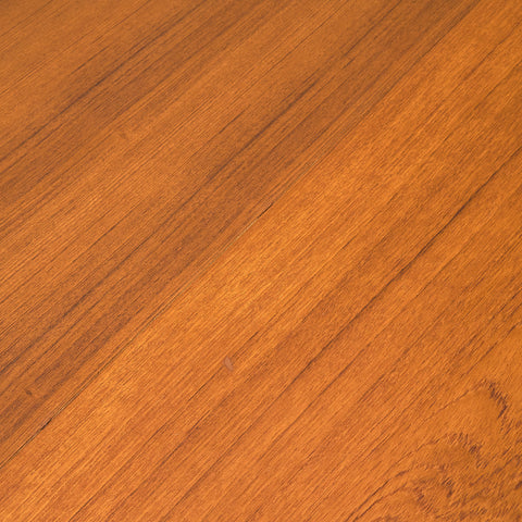 Swedish rectangular dining table in teak and oak