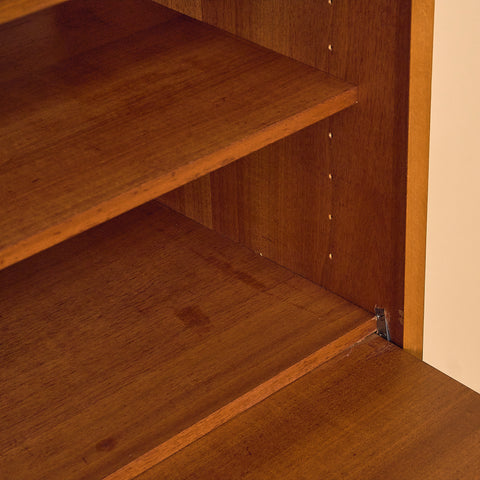 Swedish highboard in teak by Hugo Troeds, Bjärnum