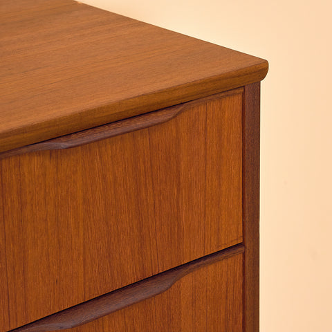 Danish chest of drawers in teak by Ejsing Møbelfabrik