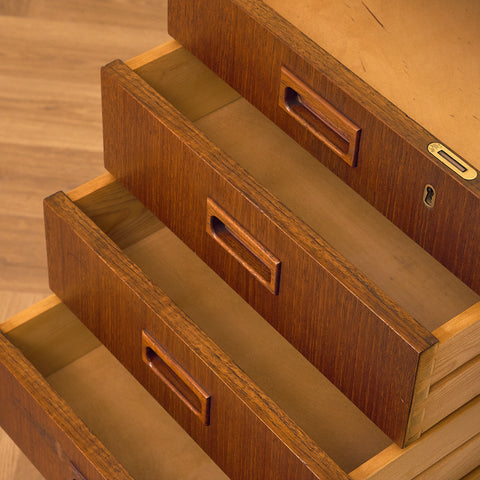 Danish writing desk in teak