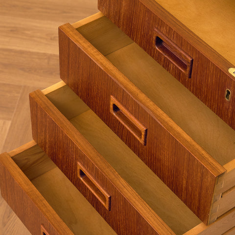 Danish writing desk in teak