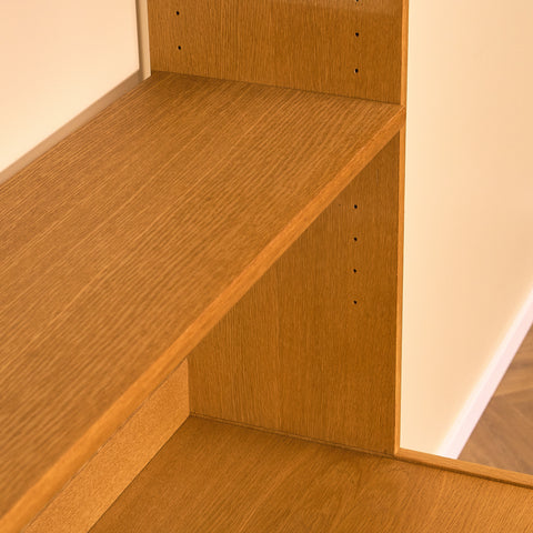 Swedish bookshelf in oak by Bertil Fridhagen for Bodafors