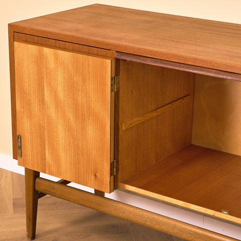 Swedish sideboard in teak and beech