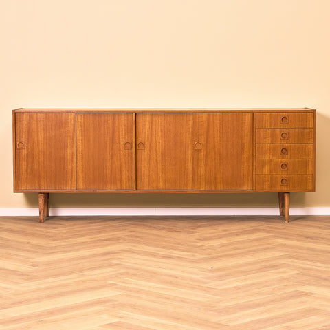 Long Danish sideboard in teak