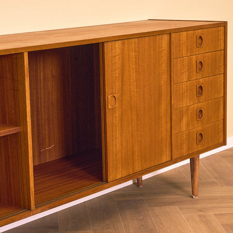 Long Danish sideboard in teak