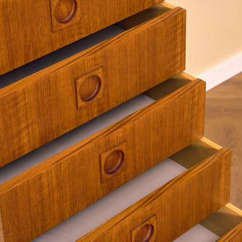 Long Danish sideboard in teak
