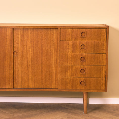 Long Danish sideboard in teak