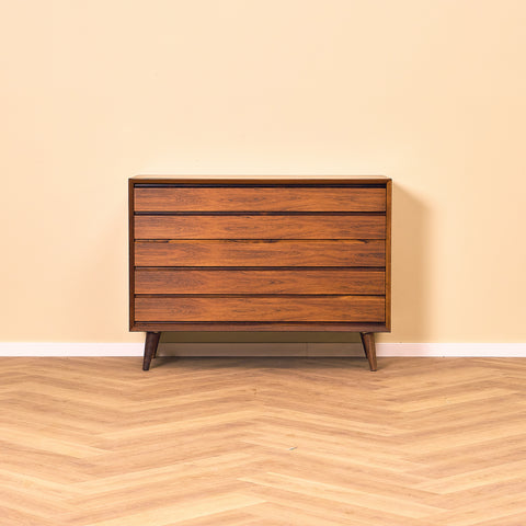 Danish chest of drawers in Santos rosewood by Svend AAge Rasmussen