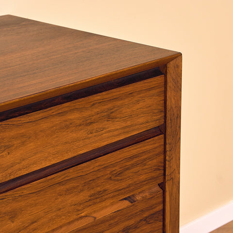 Danish chest of drawers in Santos rosewood by Svend AAge Rasmussen