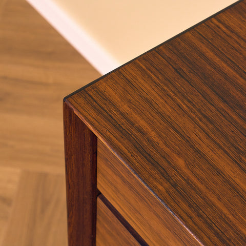 Danish chest of drawers in Santos rosewood by Svend AAge Rasmussen