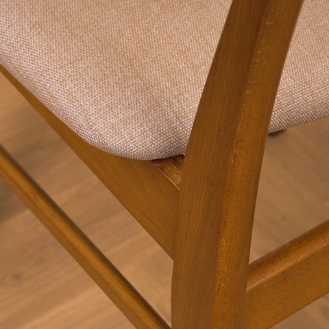 Danish dining chairs in teak & beech by Findahl, model 'Mosbøl'