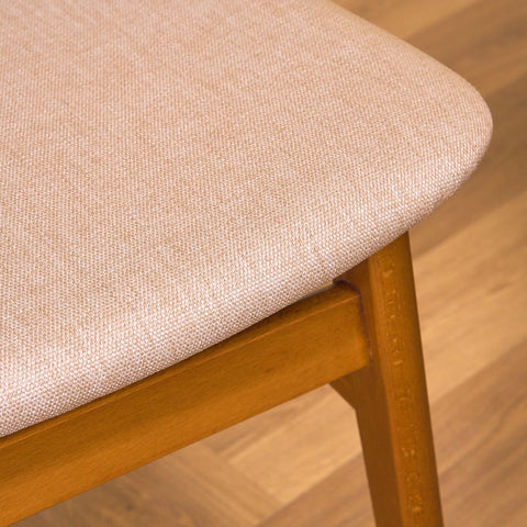 Danish dining chairs in teak & beech by Findahl, model 'Mosbøl'