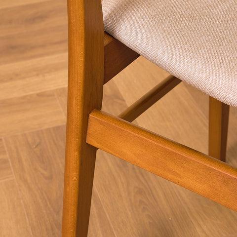 Danish dining chairs in teak & beech by Findahl, model 'Mosbøl'
