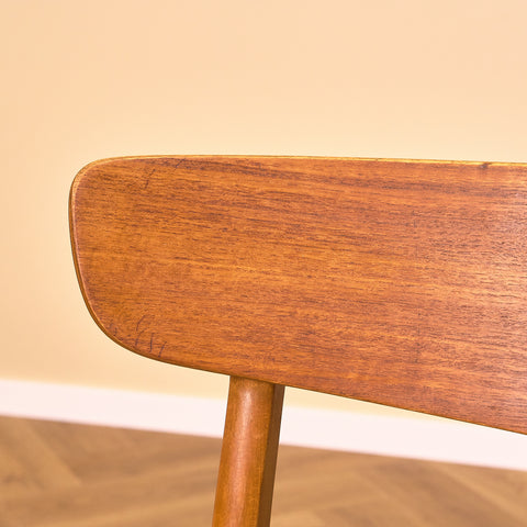 Danish dining chairs in teak & beech by Findahl, model 'Mosbøl'