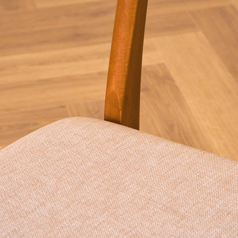 Danish dining chairs in teak & beech by Findahl, model 'Mosbøl'
