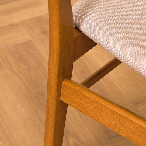 Danish dining chairs in teak & beech by Findahl, model 'Mosbøl'