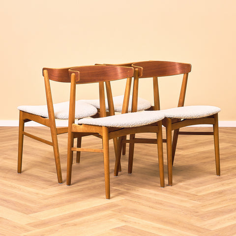 Danish set of 4 dining chairs 'model 206' by Thomas Harlev for Farstrup