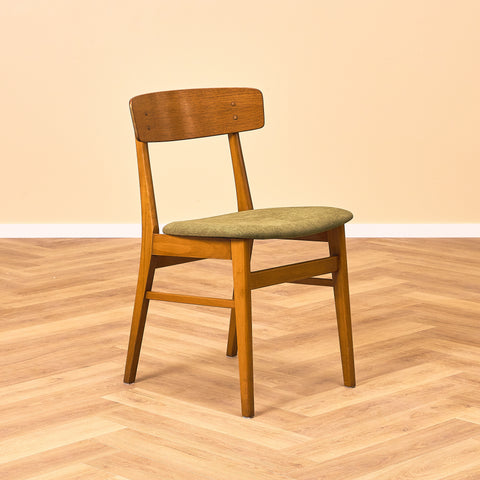 Dining chairs in teak & beech by Farstrup