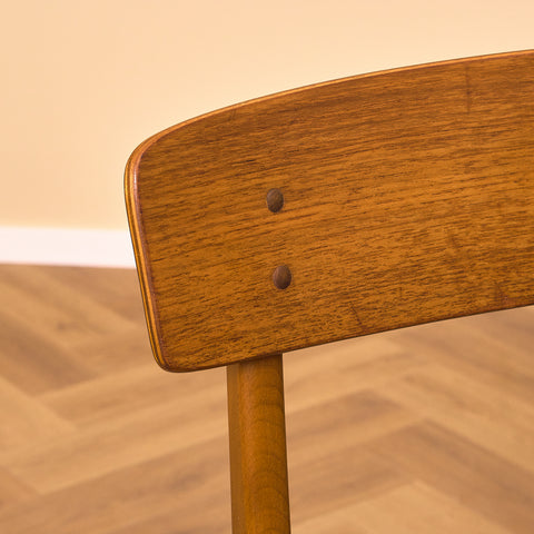 Dining chairs in teak & beech by Farstrup