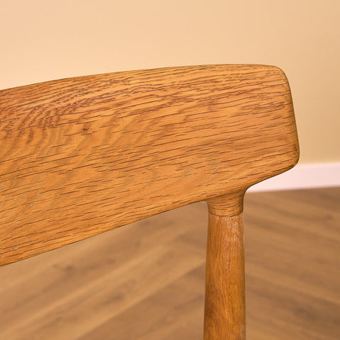 Danish dining chairs in oak by Knud Faerch for Slagelse Möbelfabrik a/s, model No343