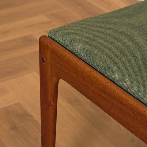 Danish dining chairs, set of 2,  in teak by Johannes Andersen for Uldum Mobelfabrk