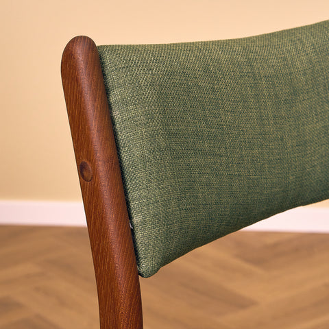 Danish dining chairs, set of 2,  in teak by Johannes Andersen for Uldum Mobelfabrk