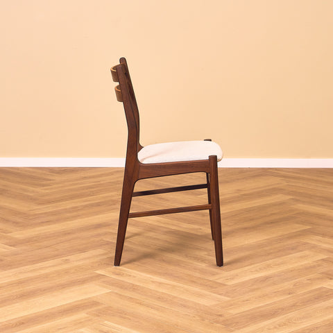 Danish dining chairs in walnut