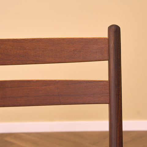 Danish dining chairs in walnut