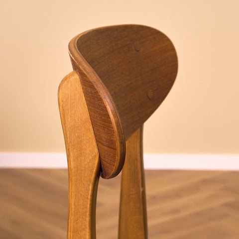 Swedish dining chairs in oak & teak by IKEA, model 'Boel'
