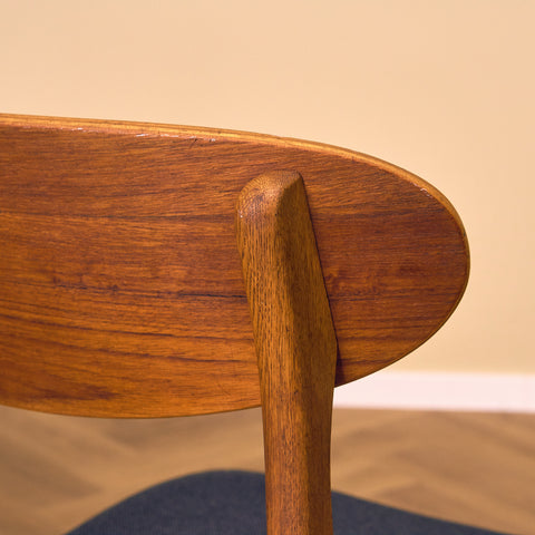 Swedish dining chairs in oak & teak by IKEA, model 'Boel'