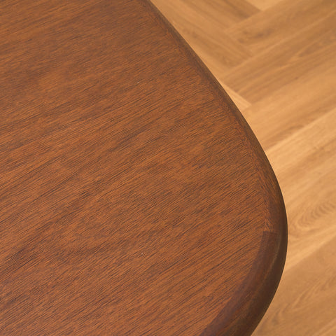 Danish oval dining table in mahogany by Skovby Møbelfabrik