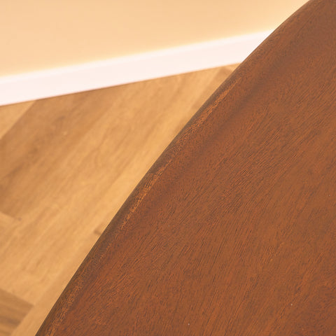 Danish oval dining table in mahogany by Skovby Møbelfabrik