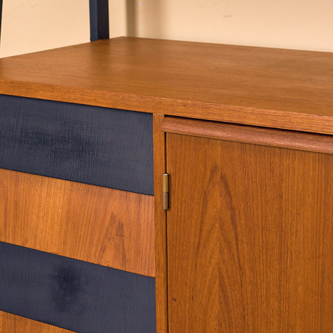 Swedish bookshelf in teak