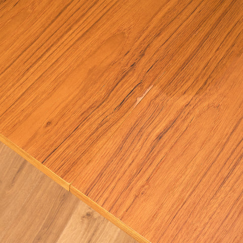 Swedish round dining table in teak