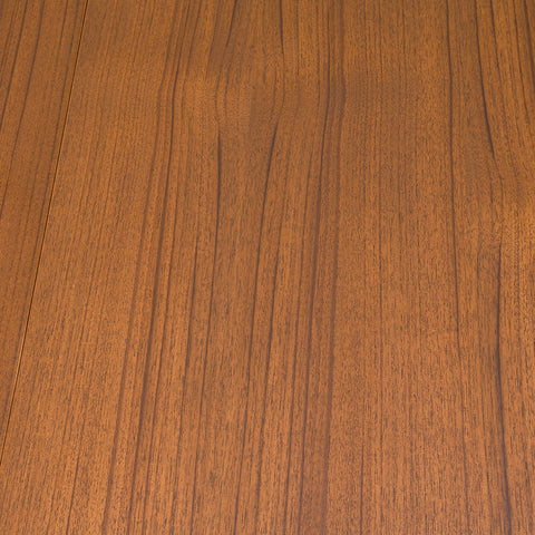 Swedish round dining table in walnut and teak by Ulferts