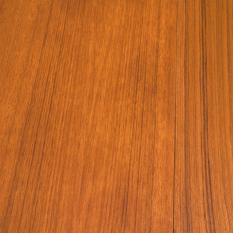 Swedish round dining table in teak by B. Fridhagen for Bodafors